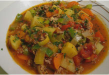 Bunter Hackfleisch-Gemüse-Eintopf